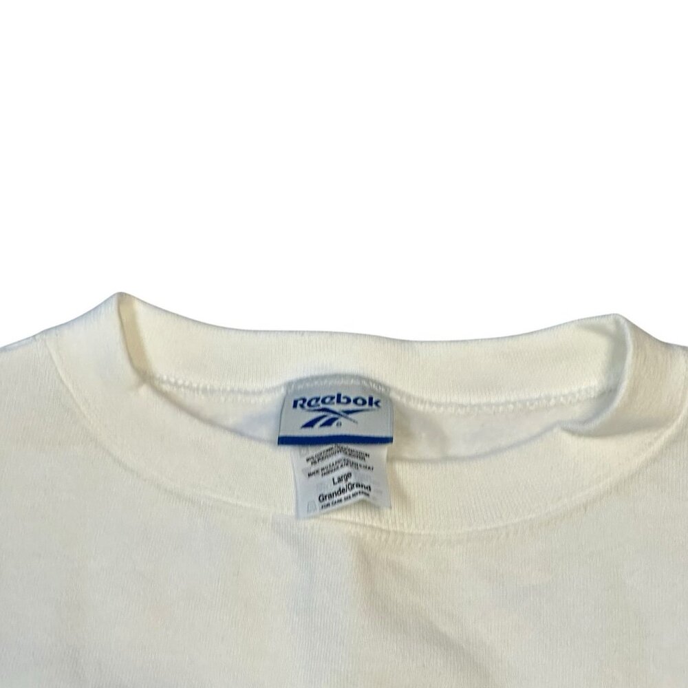 Vintage Women’s Reebok White Sweatshirt Size Large - Picture 2 of 12